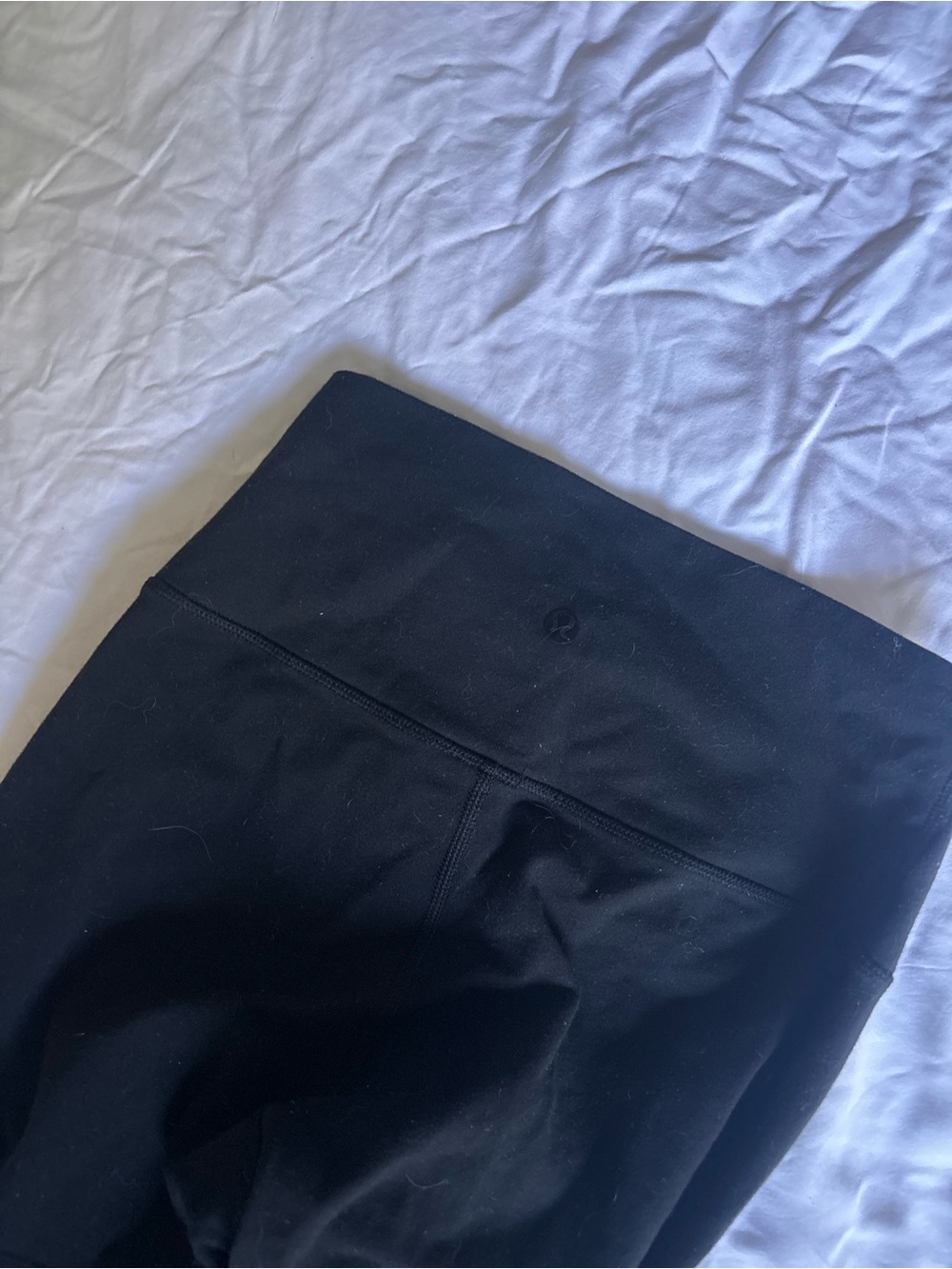 lululemon athletica Black High-Waist Athletic Leggings with Mesh Detail